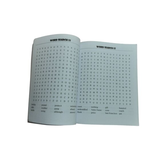55 Large Print Word Search Puzzle Books Vol. 5 & Vol. 36 Games & Solutions Paper - Picture 9 of 10